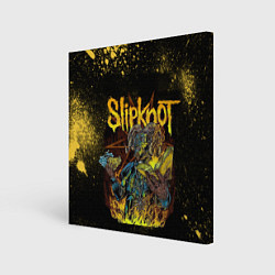 Картина квадратная Slipknot Yellow Monster