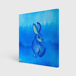 Картина квадратная Водяной кролик символ 2023