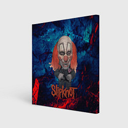 Холст квадратный Clown Slipknot, цвет: 3D-принт