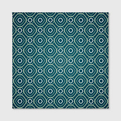 Холст квадратный Светло-зелёная текстура, цвет: 3D-принт — фото 2