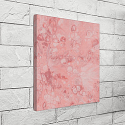 Холст квадратный Розовые волны, цвет: 3D-принт — фото 2