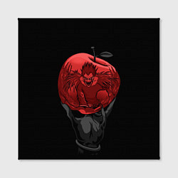 Холст квадратный Рюк и красное яблоко, цвет: 3D-принт — фото 2