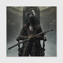 Холст квадратный Bloodborne охотник, цвет: 3D-принт — фото 2