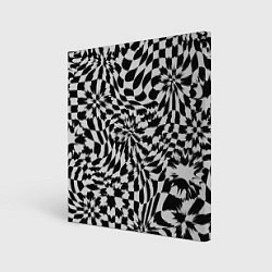 Картина квадратная Пластика шахматной доски