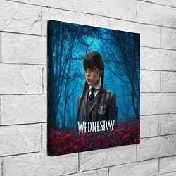 Холст квадратный Wednesday таинственный лес, цвет: 3D-принт — фото 2