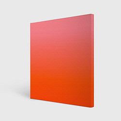 Картина квадратная Оранжево-розовый градиент