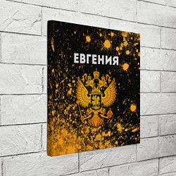Холст квадратный Евгения и зологой герб РФ, цвет: 3D-принт — фото 2
