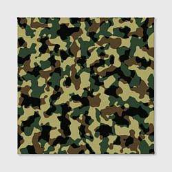 Холст квадратный Военный камуфляж, цвет: 3D-принт — фото 2