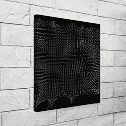 Холст квадратный Паттерн из стрелок, цвет: 3D-принт — фото 2