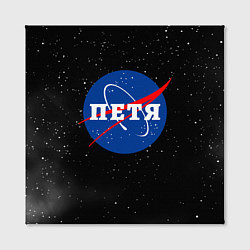 Холст квадратный Петя Наса космос, цвет: 3D-принт — фото 2