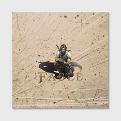 Холст квадратный Fable II Герой Глушвилля, цвет: 3D-принт — фото 2