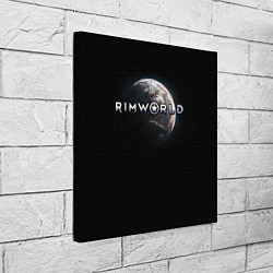 Холст квадратный Rimworld planet, цвет: 3D-принт — фото 2
