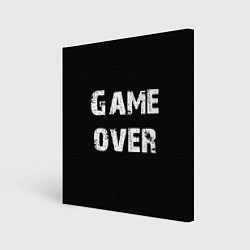 Картина квадратная Игра окончена