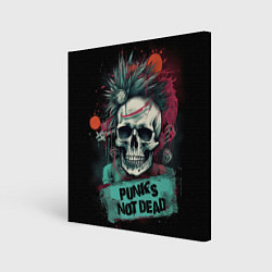 Картина квадратная Punks not dead