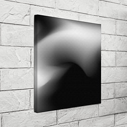Холст квадратный Градиент черный, цвет: 3D-принт — фото 2