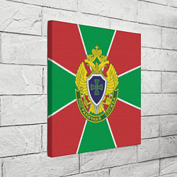 Холст квадратный Пограничная служба - герб ПВ, цвет: 3D-принт — фото 2