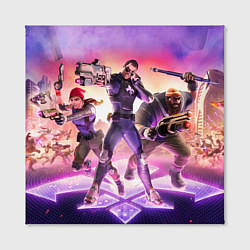 Холст квадратный Saints Row - shooter - video game - characters, цвет: 3D-принт — фото 2