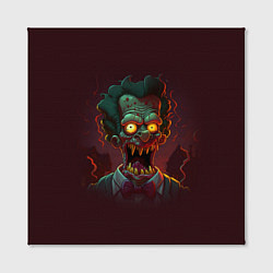 Холст квадратный Зомби в стиле Симпсонов, цвет: 3D-принт — фото 2