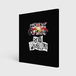 Картина квадратная Sex Pistols - punks not dead