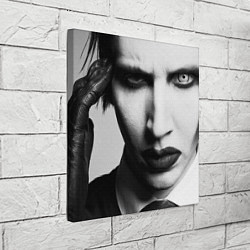 Холст квадратный Marilyn Manson looks at you, цвет: 3D-принт — фото 2