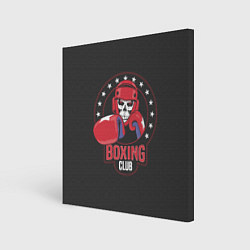 Картина квадратная Boxing club - боксёр