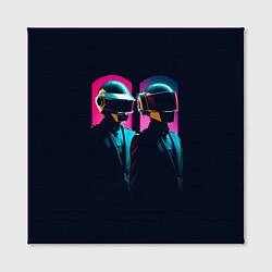 Холст квадратный Daft Punk - One more time, цвет: 3D-принт — фото 2