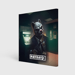 Картина квадратная Payday 2 dog mask