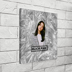 Холст квадратный Jisoo BlackPink, цвет: 3D-принт — фото 2