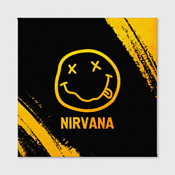 Холст квадратный Nirvana - gold gradient, цвет: 3D-принт — фото 2
