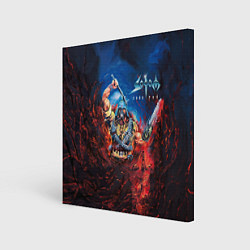 Холст квадратный Sodom Cod red, цвет: 3D-принт