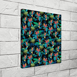 Холст квадратный Попугаи Макса Пэйна, цвет: 3D-принт — фото 2