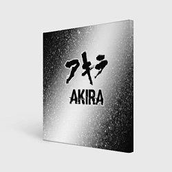 Холст квадратный Akira glitch на светлом фоне, цвет: 3D-принт