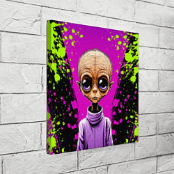Холст квадратный Alien - comics art style, цвет: 3D-принт — фото 2