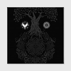 Холст квадратный Руническая, цвет: 3D-принт — фото 2