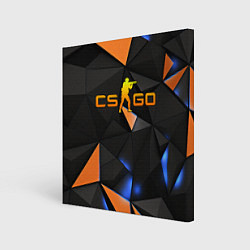 Картина квадратная CSGO orange style