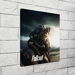 Холст квадратный Fallout man game, цвет: 3D-принт — фото 2