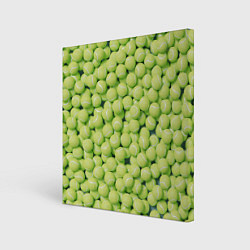 Картина квадратная Узор из теннисных мячей