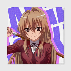 Холст квадратный Toradora Тайга Aisaka, цвет: 3D-принт — фото 2