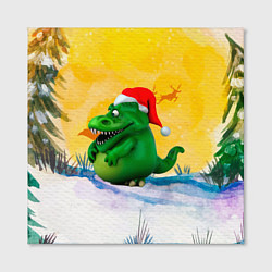 Холст квадратный Дракон символ года 2024, цвет: 3D-принт — фото 2