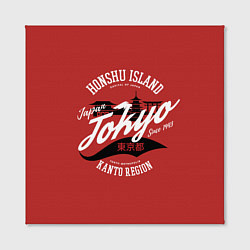 Холст квадратный Токио - Япония, цвет: 3D-принт — фото 2