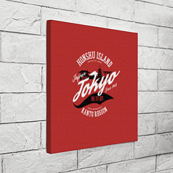 Холст квадратный Токио - Япония, цвет: 3D-принт — фото 2