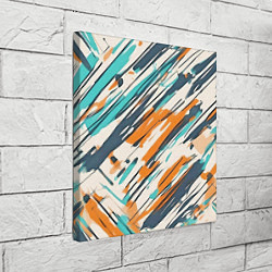 Холст квадратный Абстракция разноцветная, цвет: 3D-принт — фото 2