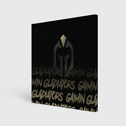 Холст квадратный Gaimin Gladiators style, цвет: 3D-принт