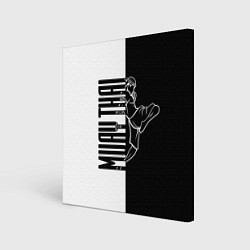 Холст квадратный Muay-Thai, цвет: 3D-принт