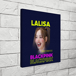 Холст квадратный Lalisa - девушка из группы Blackpink, цвет: 3D-принт — фото 2