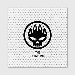 Холст квадратный The Offspring glitch на светлом фоне, цвет: 3D-принт — фото 2