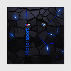 Холст квадратный BMW - плиты с эффектом свечения, цвет: 3D-принт — фото 2