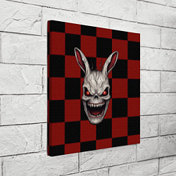 Холст квадратный Зубастый кролик, цвет: 3D-принт — фото 2