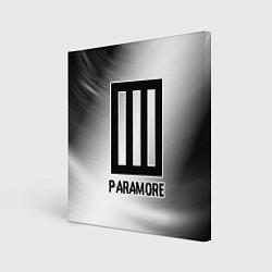 Картина квадратная Paramore glitch на светлом фоне