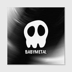 Холст квадратный Babymetal glitch на темном фоне, цвет: 3D-принт — фото 2